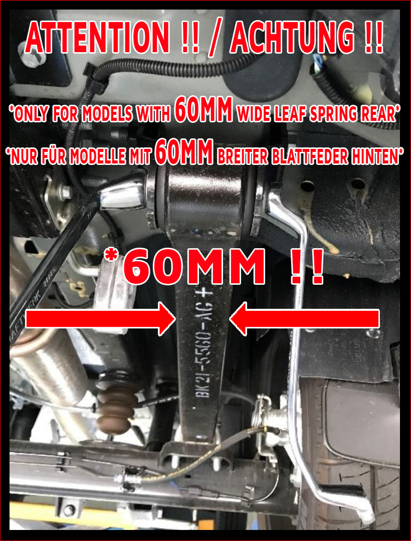 V-Maxx FORD CUSTOM NUGGET FACELIFT   (8H)   9.14 > 01.23 70 FO 34 X-Sport Coilover Kit