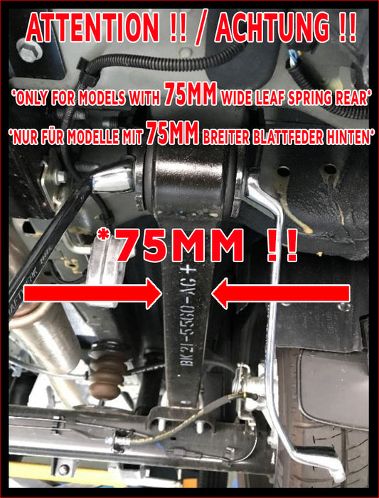 Ford TOURNEO CUSTOM FACELIFT   (FCC + FAC)   9.14 > 01.23 V-Maxx X-Sport Coilover Kit