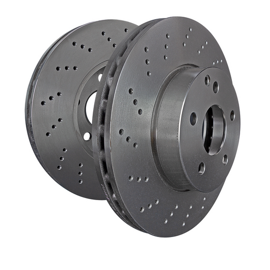 EBC Cross-Drilled Brake Rotors D1064D Pair
